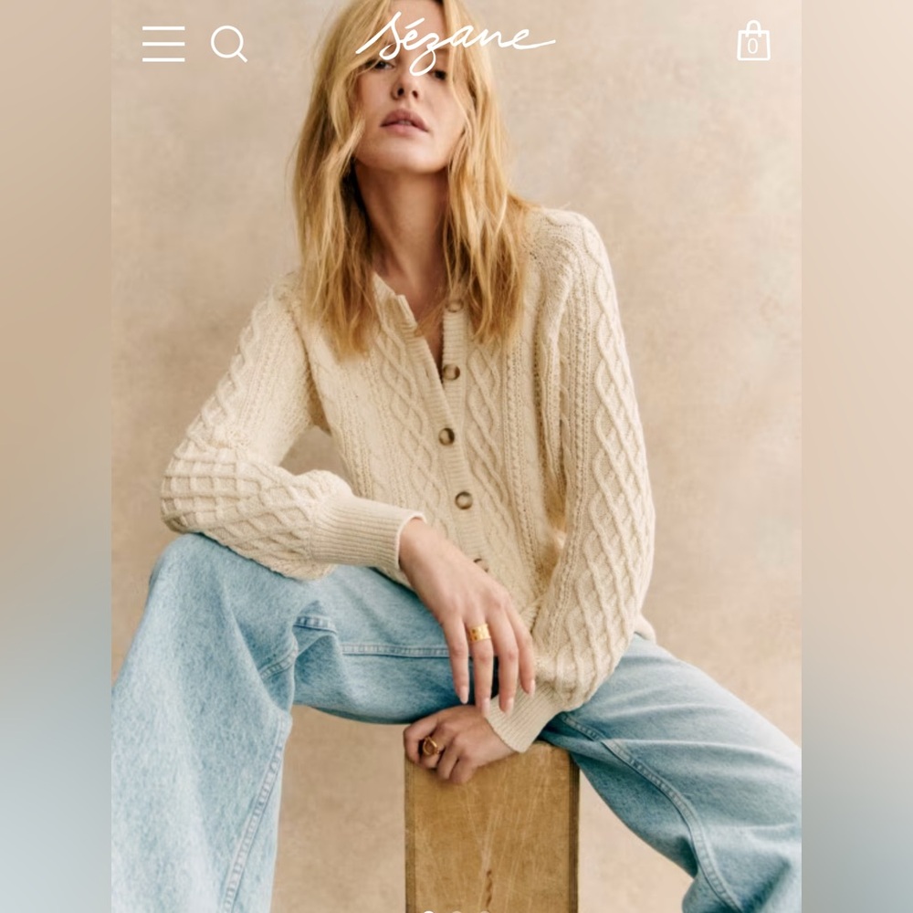 Sézane Andie cardigan